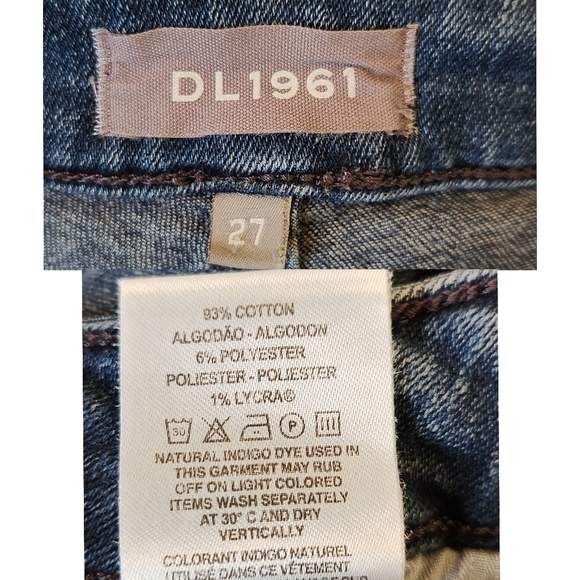 DL1961 Chrissy Ultra High Rise Instasculpt Skinny Ankle Jean Distressed 26 - Picture 10 of 11